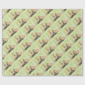 Capybara Mutter und Baby Geschenkpapier (Flach)