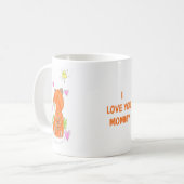 "Capybara-Mutter und Baby" Tasse für Tee oder Kaff (Vorderseite Links)