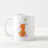 "Capybara-Mutter und Baby" Tasse für Tee oder Kaff (Links)