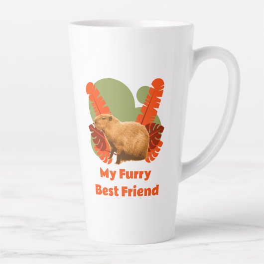 Capybara My Furry Best Friend Milchtasse (Rechts)