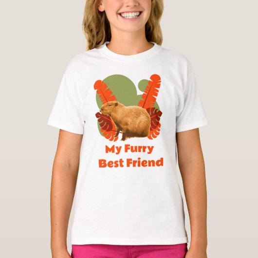 Capybara My Furry Best Friend T-Shirt (Vorderseite)