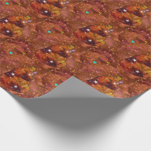 Capybara named Dream Geschenkpapier (Ecke)