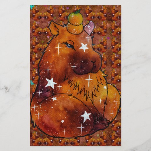 Capybara namens Dream Briefpapier (Vorderseite)