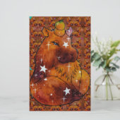 Capybara namens Dream Briefpapier (Stehend Vorderseite)