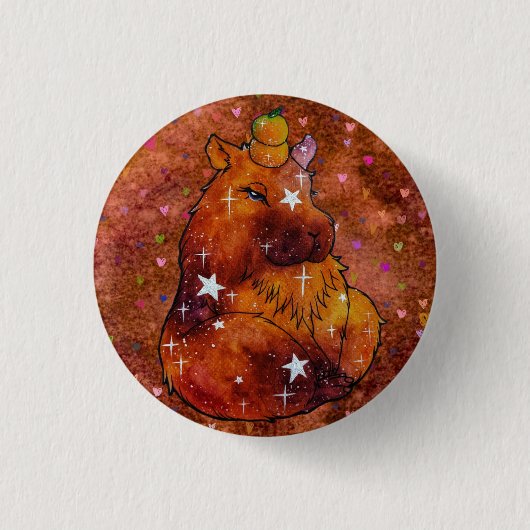 Capybara namens Dream Button (Vorderseite)