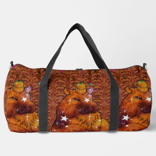 Capybara namens Dream Duffle Bag (Vorderseite)