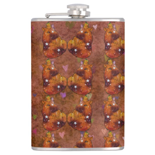 Capybara namens Dream Flachmann (Vorderseite)
