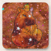 Capybara namens Dream Getränkeuntersetzer (Vorderseite)