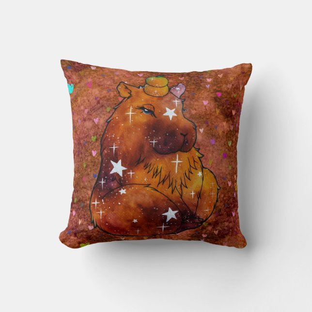 Capybara namens Dream Kissen (Vorderseite)