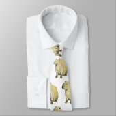 Capybara Neck Tie Krawatte (Gebunden)