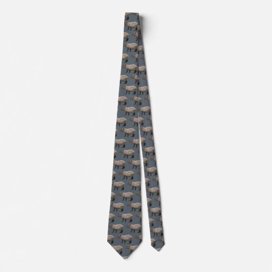 Capybara Neck Tie Krawatte (Vorderseite)