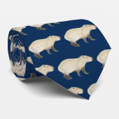 Capybara Neck Tie Krawatte (Gerollt)