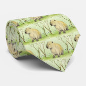 Capybara Neck Tie Krawatte (Gerollt)