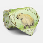 Capybara Neck Tie Krawatte (Gerollt)