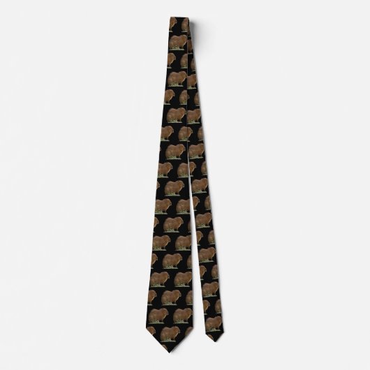 Capybara Neck Tie Krawatte (Vorderseite)