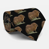Capybara Neck Tie Krawatte (Gerollt)