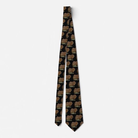 Capybara Neck Tie Krawatte (Rückseite)