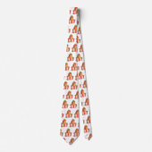 Capybara Necktie | Funny Animal Print Krawatte für (Vorderseite)