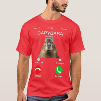 Capybara nennt Funny Capibara Animal Lover T-Shirt
