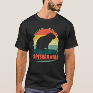 Capybara Nerd Süße Tier Rodent Capybara Haustier O T-Shirt