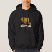 Capybara Nerdybara Nerd Hoodie (Vorderseite)