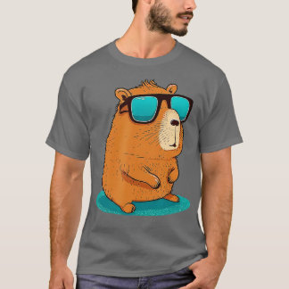 Capybara Niedlich und lustig Capybara Cool Sonnenb T-Shirt