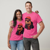 Capybara Niedlich und lustig Capybara Rap Dj Anges T-Shirt (Unisex)