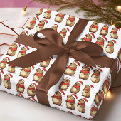 Capybara Niedliches Weihnachtsmuster Geschenkpapier