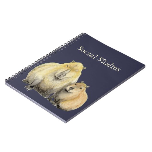 Capybara Notizblock (Linke Seite)