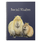 Capybara Notizblock (Vorderseite)