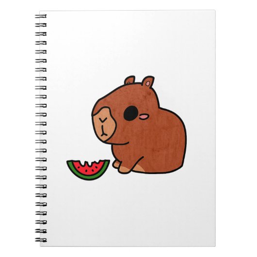 Capybara Notizblock (Vorderseite)