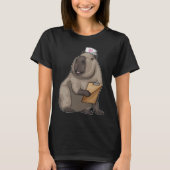 Capybara Nurse Notepad T-Shirt (Vorderseite)