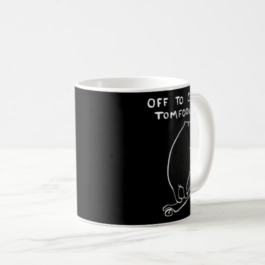 Capybara Off To Commit Tomfoolery Kaffeetasse (VorderseiteRechts)
