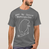 Capybara Off to Commitomfoolery family T-Shirt (Vorderseite)