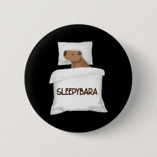 Capybara Offiziell Sleep Pajamas Nachtgown Sleepyb Button