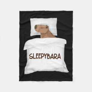 Capybara Offiziell Sleep Pajamas Nachtgown Sleepyb Fleecedecke