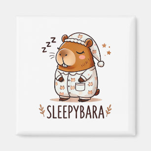 Capybara Offiziell Sleep Pajamas Nachtgown Sleepyb Magnet