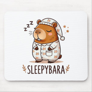 Capybara Offiziell Sleep Pajamas Nachtgown Sleepyb Mousepad