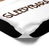 Capybara Offiziell Sleep Pajamas Nachtgown Sleepyb Poster (Ecke)