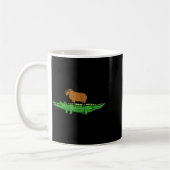 Capybara On Crocodile Capy Alligator Rodent Men Wo Kaffeetasse (Links)