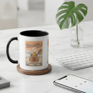 Capybara Onsen Club Tasse – Süße japanische heiße 