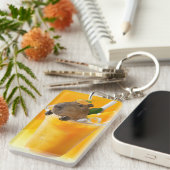 Capybara, Orangensaft Schlüsselanhänger (Vorderseite rechts)