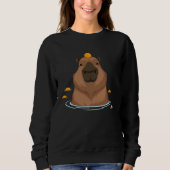 Capybara Oranges  Capibara Animal  Cool Sweatshirt (Vorderseite)