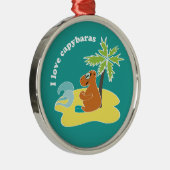 Capybara Ornament Aus Metall (Rechts)