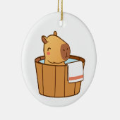 Capybara Ornament | Süße Tier Weihnachtsbaum (Rechts)