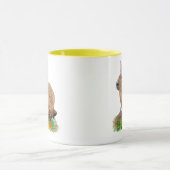 Capybara Ostern Niedlich Bunny Funny Tasse (Zentrum)