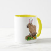 Capybara Ostern Niedlich Bunny Funny Tasse (VorderseiteRechts)