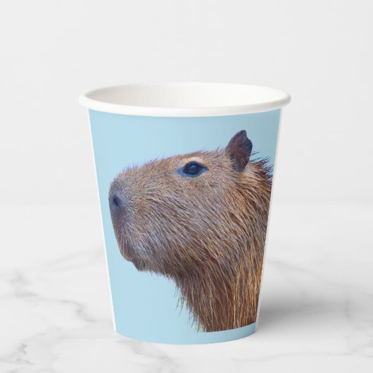 Capybara Paper-Teller Pappbecher (Vorderseite)