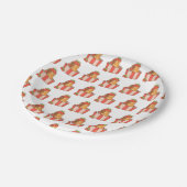 Capybara Paper-Teller | Süße Tier Party Pappteller (Schrägansicht)