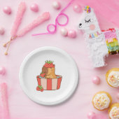 Capybara Paper-Teller | Süße Tier Party Pappteller (Party)